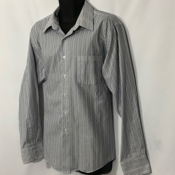 VAN HEUSEN fitted shirt long sleeve 18 36/37 - Picture 4 of 8